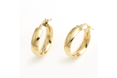 χρυσά σκουλαρίκια κρίκοι